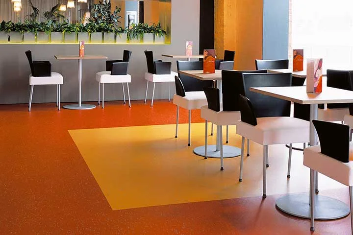 Linoleum im Wohnraum